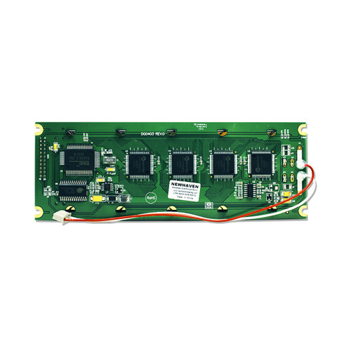 240x64 Display LCD gráfico FSTN+ retroiluminado PCB branco