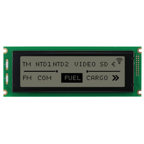 LCD grafico 240x64 FSTN+ Display retroilluminato bianco anteriore OFF