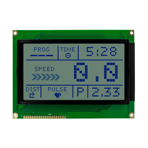 LCD grafico 240x128 STN+ grigio con retroilluminazione bianca Display anteriore OFF