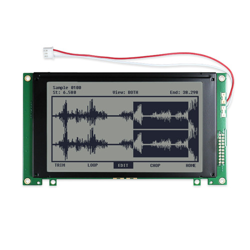 240x128 Graphic LCD FSTN+ White Backlight Display front OFF