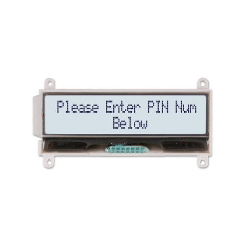 COG 2x20 Character LCD Module FSTN+ White Backlight front ON