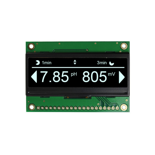 2.23 inch White Graphic OLED Module front ON