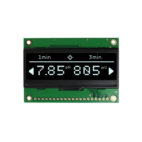2.23 inch White Graphic OLED Module front ON