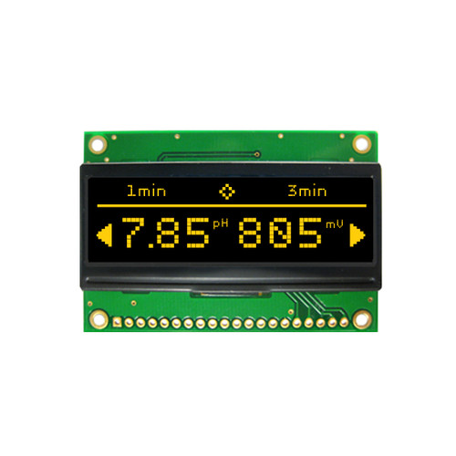 2.23 inch Yellow Graphic OLED Module front ON