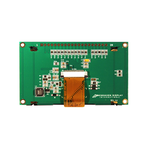 2.7 inch Yellow Graphic OLED Module PCB back