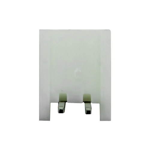 2-pins connector voor chip op glas geeft doorlopend rechthoekig frontbeeld weer