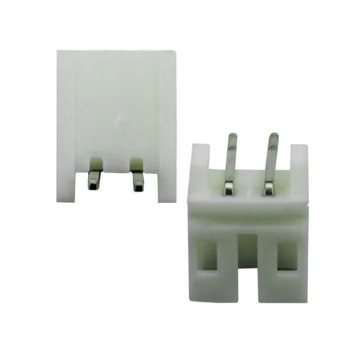 2-pin connector for COG displays thru-hole right-angle front and back image