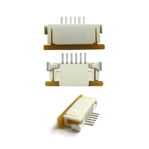 1 mm pitch connector with slider feature