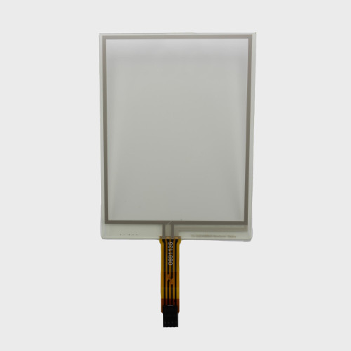 A clear glass panel with a 1x4 FPC cable attached to the bottom.