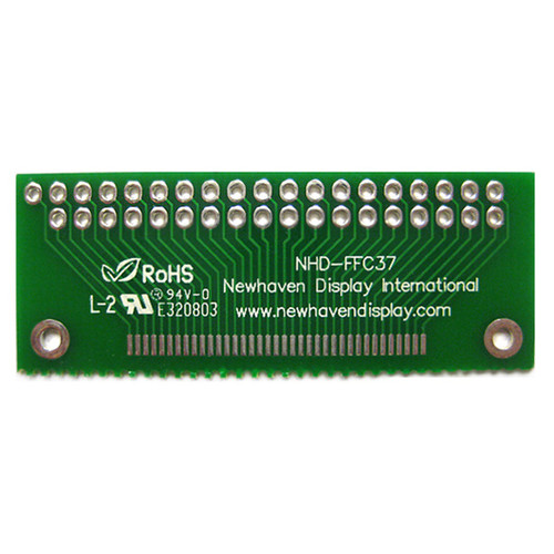 37-Pin 0.8mm Pitch FFC Breakout Board Vorderseite