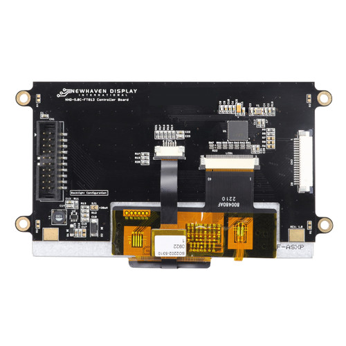 5" LCD IPS EVE TFT module with capacitive touchscreen back PCB