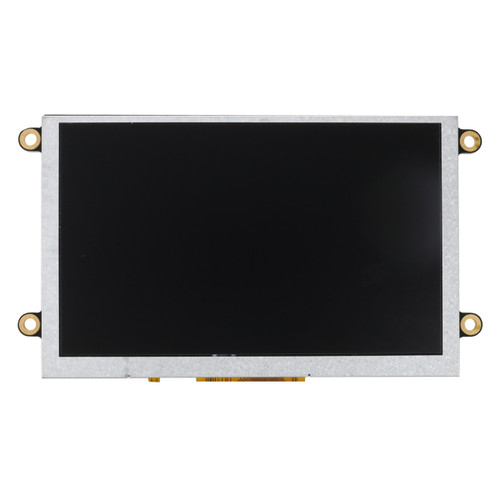 Front view of a 5.0-inch TFT LCD with an inactive black screen.