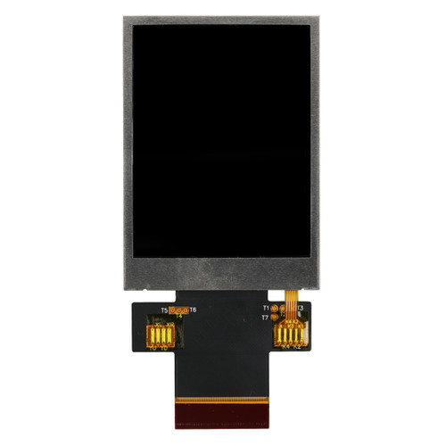 An inactive 2.4-inch IPS TFT LCD with an attached 40-pin FFC.