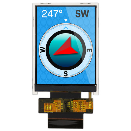 2.4" IPS TFT LCD front