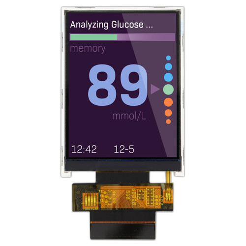 2.4" Standard TN TFT LCD front