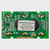 Back view of a LCD module PCB showing various components on the board including part number on a label.
