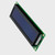 An inactive STN negative blue LCD with the right side angled toward the viewer, showcasing the depth of the display.