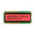 LCD 2x16 Character STN Gray + Red backlight-display front ON