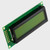 An inactive STN+ yellow-green LCD with the left side angled toward the viewer, showcasing the depth of the display.