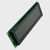 An inactive FSTN+ gray LCD with the left side angled toward the viewer to showcase the display's depth.