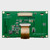 Back view of the green PCB for a graphic OLED display module, showcasing the Molex 52271-2079 connector and various other components.