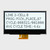 Front view of a 4x20 character LCD COG showing dark text on a backlit white screen.