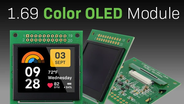 1.69 color OLED