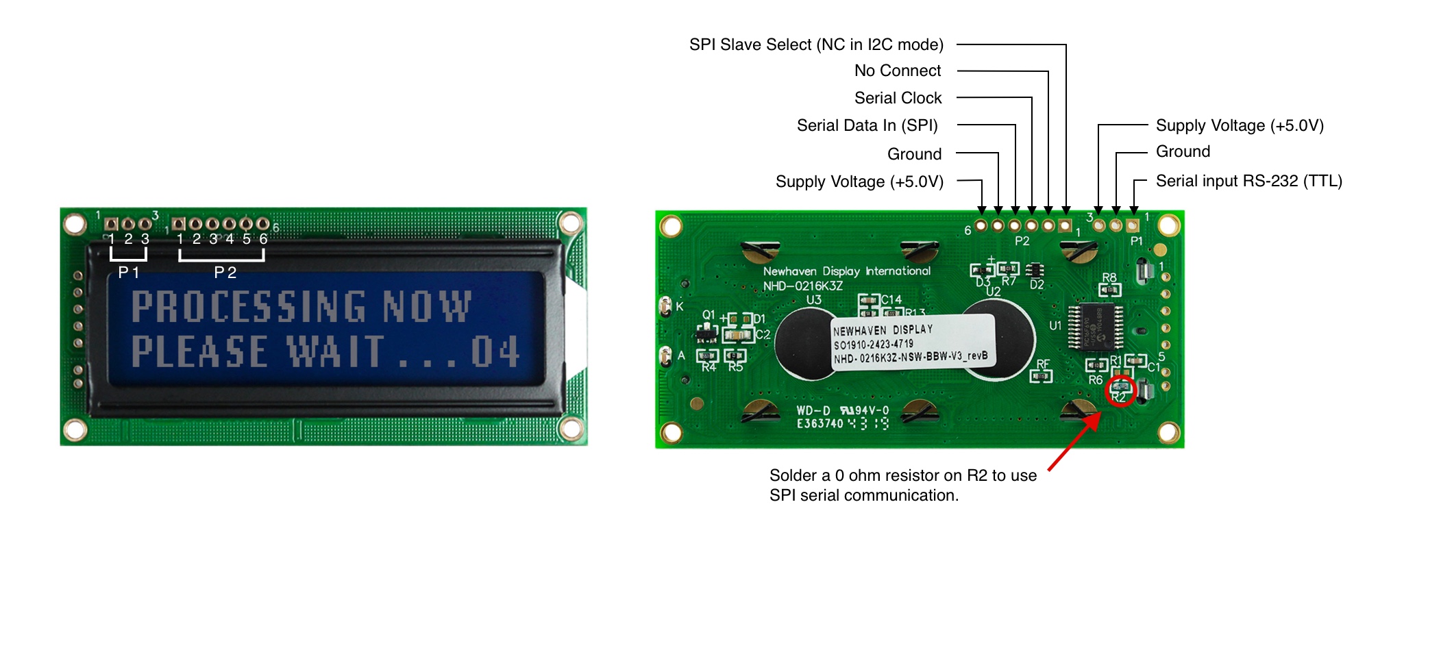 2x16 LCD pinout