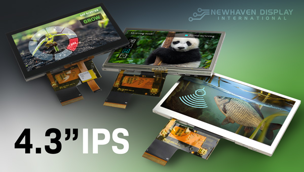 4.3 IPS TFT displays