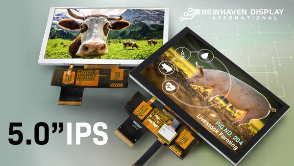 5.0 IPS TFT displays