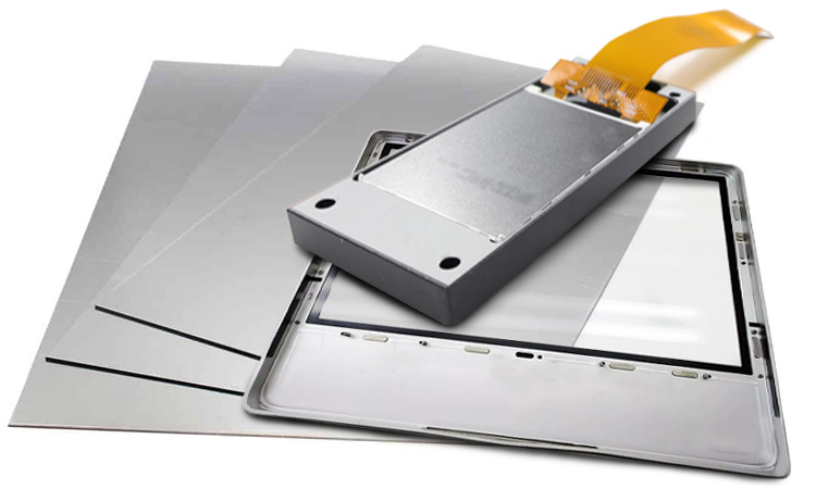 Aluminum display bezel