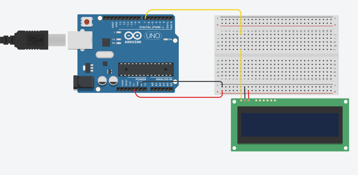 Arduino LCD wiring for serial data transfer