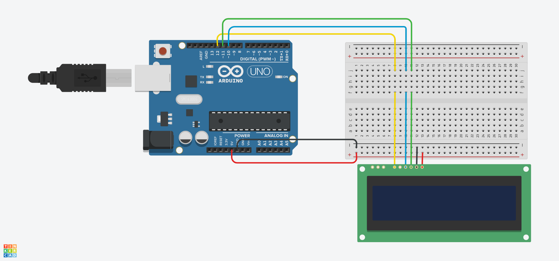 Arduino LCD wiring