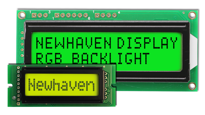 productos de visualización LCD de caracteres