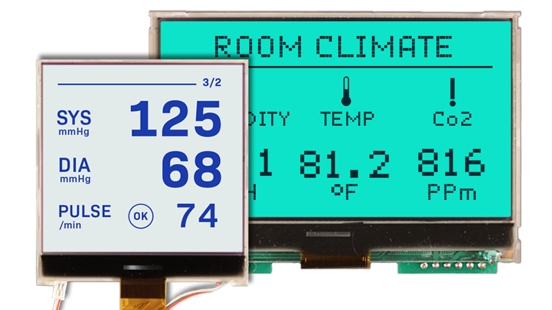 COG LCD display products