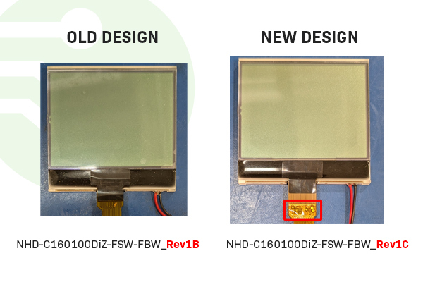 160x100 graphic COG LCD ECN