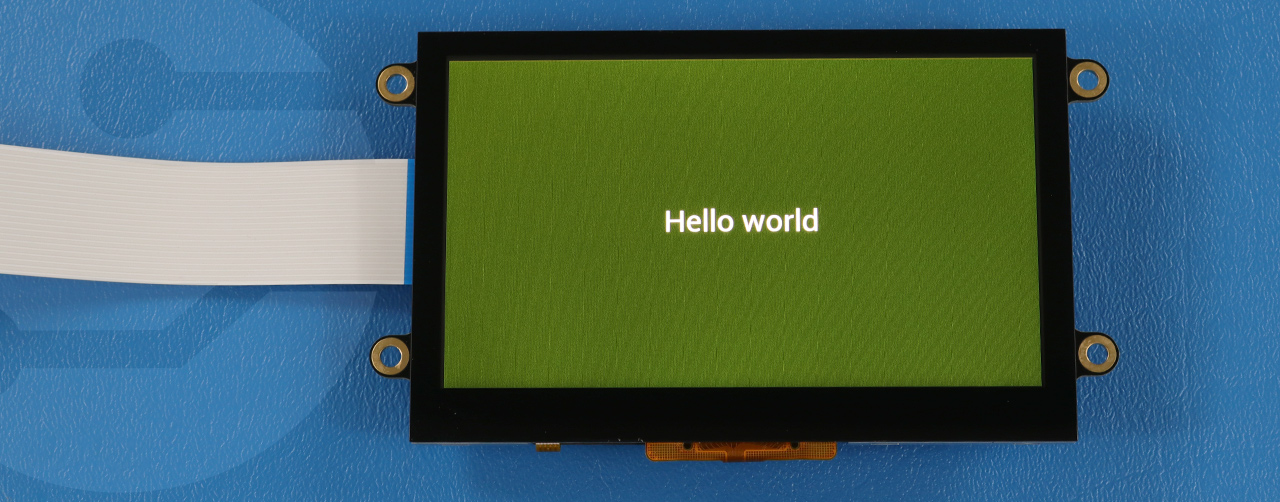 Hello World code with Gameduino2 library