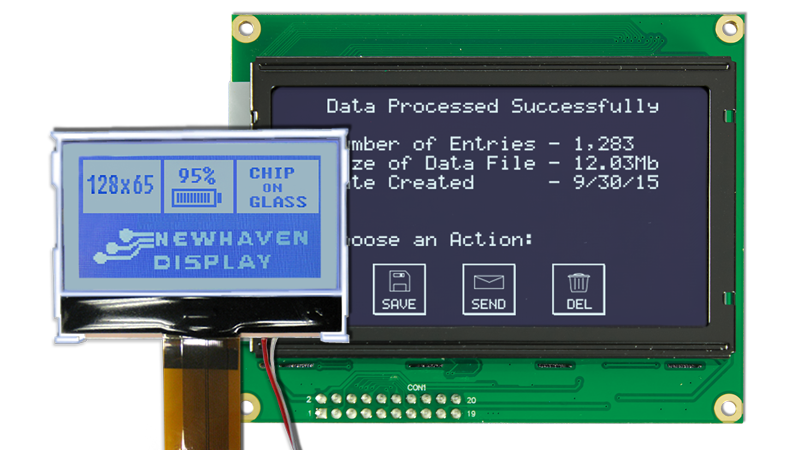 productos de visualización gráfica LCD