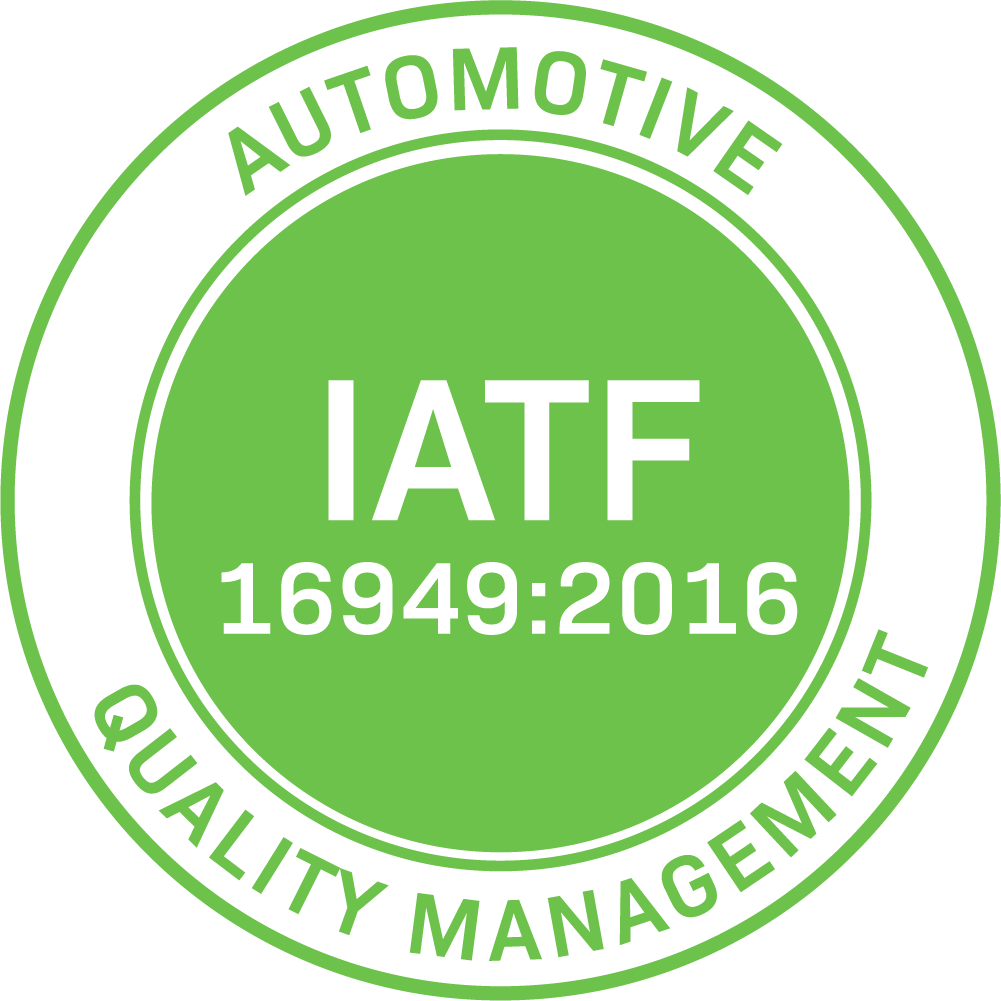 IATF 16949:2016 Certified