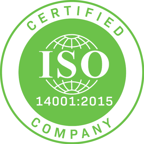 ISO 14001:2015 Certified