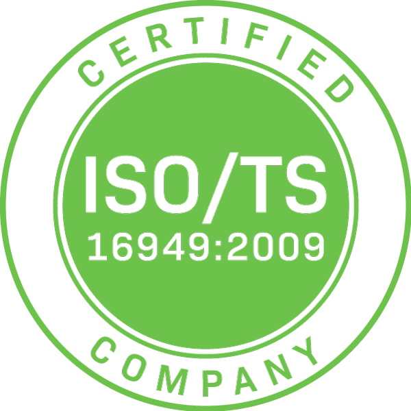 ISO/TS 16949:2009 Certified