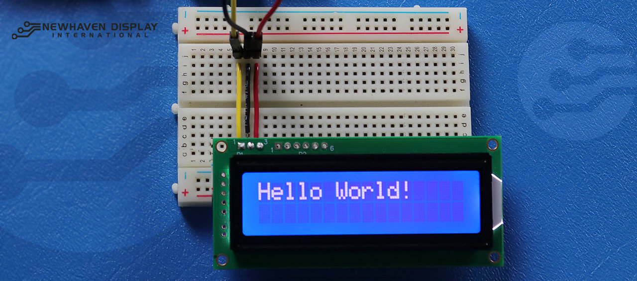 Hello world circuit - lcd - Arduino using serial RS232 TTL