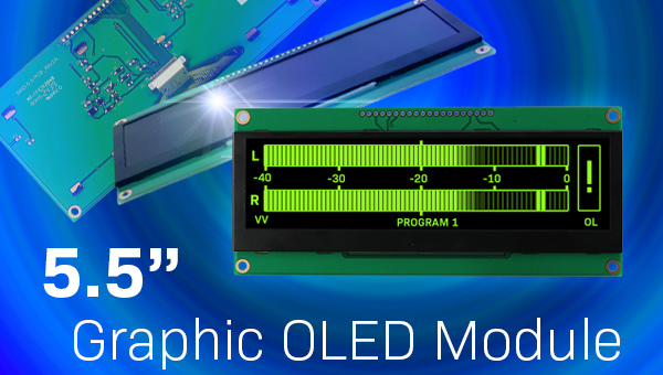 5.5-inch graphic OLED module