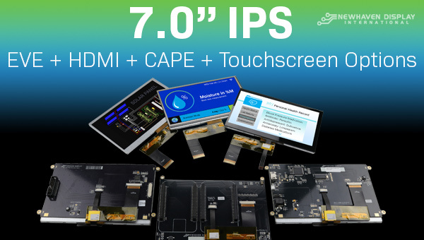 7-inch IPS LCD displays