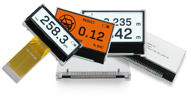 new graphic COG LCD display models