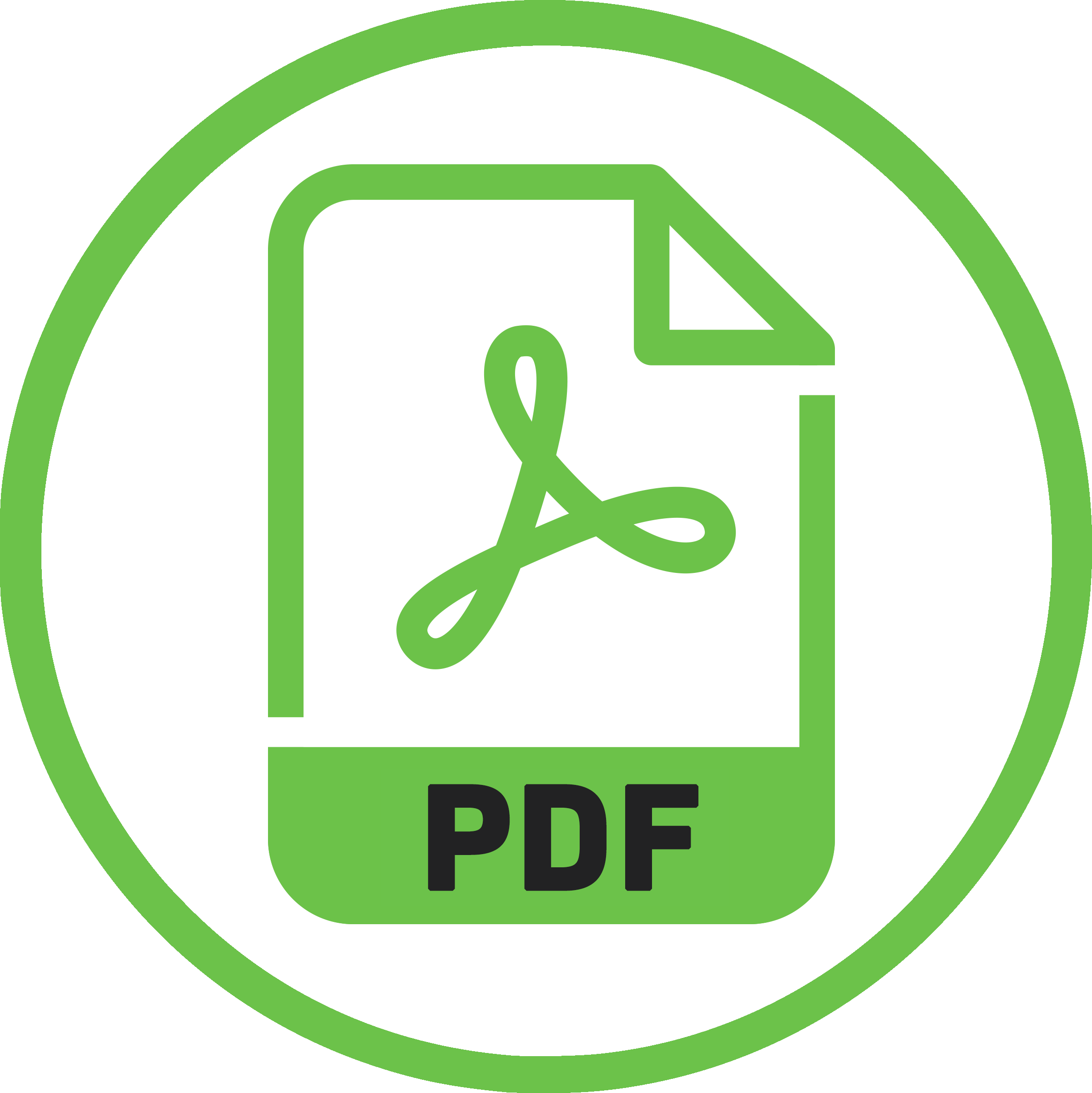 PDF icon green