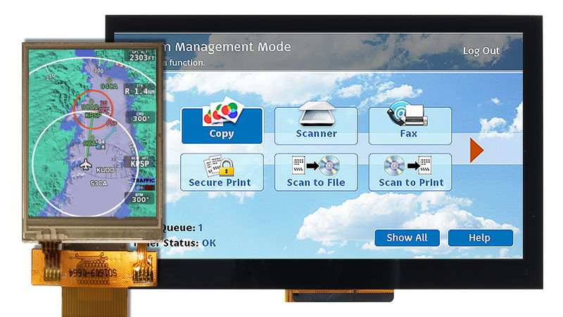 sunlight readable display products