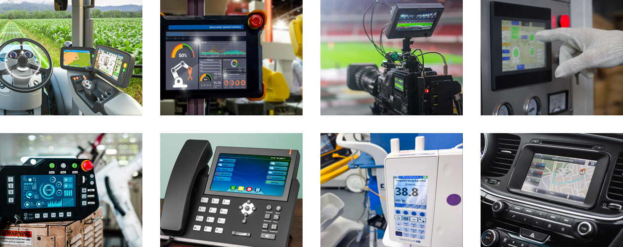 TFT LCD application examples