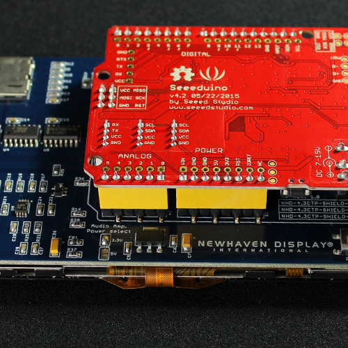 LCD board with custom interface