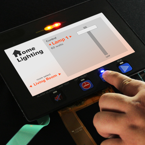 Display with touchscreen capabilities